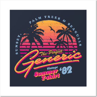 Generic Vintage Summer Shirt Posters and Art